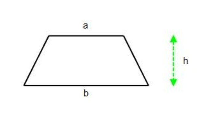 Properties of a trapezoid worksheet