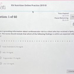 Ati rn nutrition online practice 2019 b