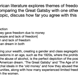 Essay topics about the great gatsby