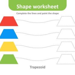 Properties of a trapezoid worksheet