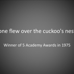 One flew over the cuckoo's nest quotes with page numbers