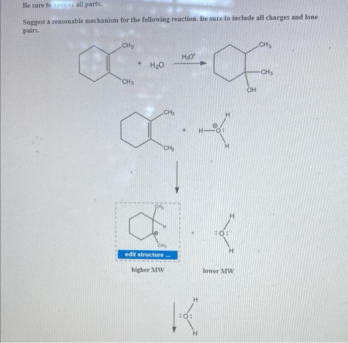 Suggest a reasonable mechanism for the following reaction