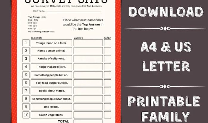 Printable america says questions and answers